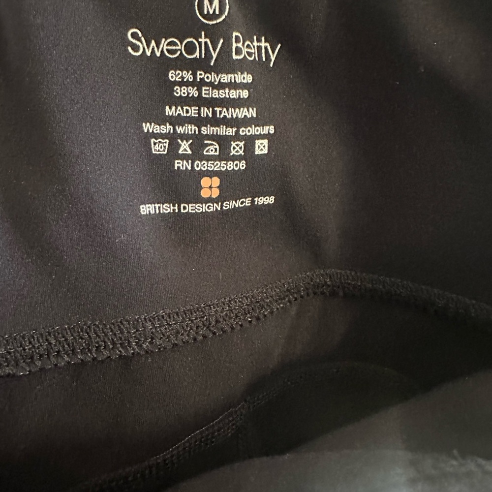 Sweaty Betty Black Leggings Size Medium - Picture 5 of 5